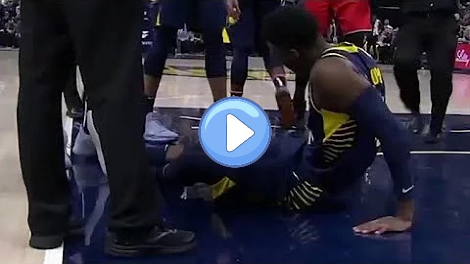 Play video: Victor Oladipo Suffers Scary Knee Injury in Raptors vs. Pacers Game Video thumb: Victor Oladipo Suffers Scary Knee Injury in Raptors vs. Pacers Game