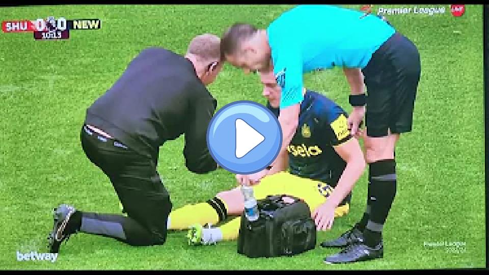 Video thumb: Harvey Barnes Injury vs Sheffield United, Newcastle 0-0, Harvey Barnes Ankle Injury vs Sheffield