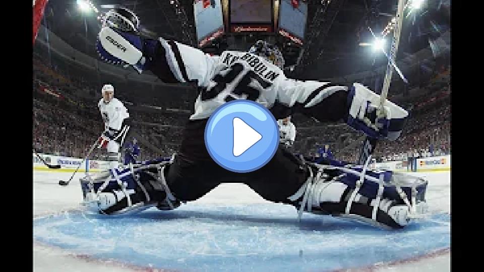 Video thumb: Nikolai Khabibulin's crucial save in Game 7 of the 2004 Stanley Cup Finals