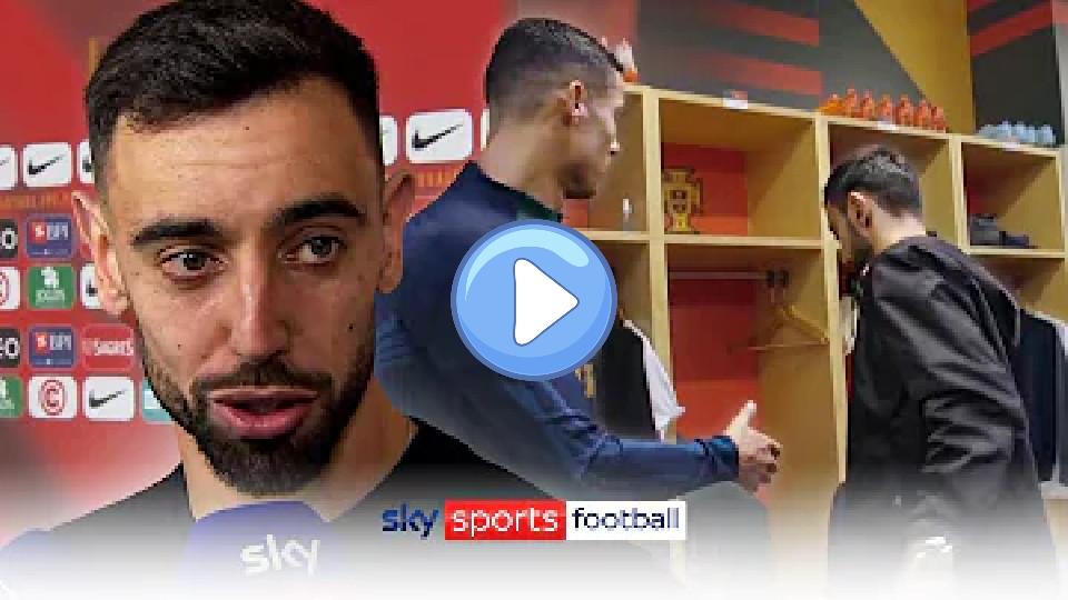 Video thumb: Bruno Fernandes responds to that Cristiano Ronaldo moment!