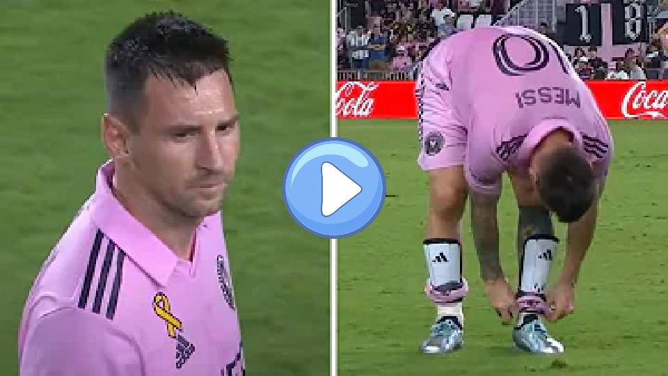 Video thumb: Lionel Messi and Jordi Alba subbed off with apparent injuries in Inter Miami vs. Toronto | MLS on ESPN