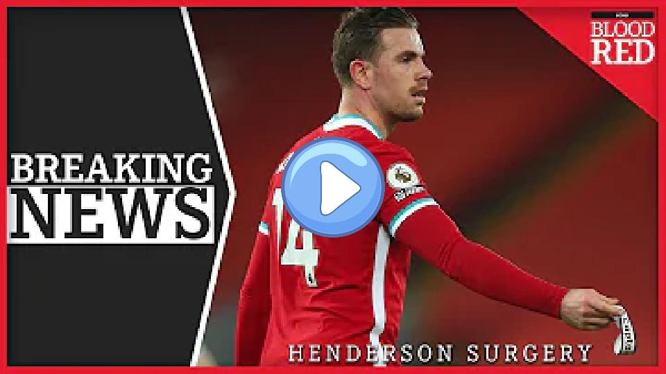 Video thumb: REPORT: Jordan Henderson Undergoes Surgery | Latest Liverpool Injury Update