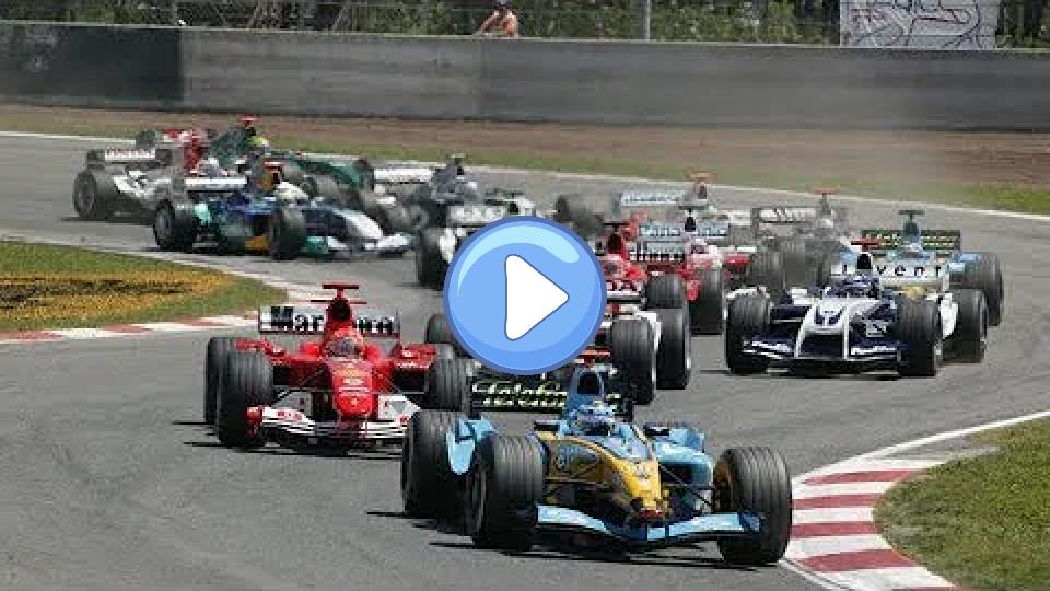 Video thumb: The world reacted with amazement and excitement to Jarno Trulli's incredible flying start from 4th on the grid in the 2004 Spanish Grand Prix. His impressive getaway and swift maneuvering were widely praised by fans and commentators alike, showcasing his skill and quick reflexes. The start became one of the highlights of the race, contributing to the overall excitement and drama of the event.