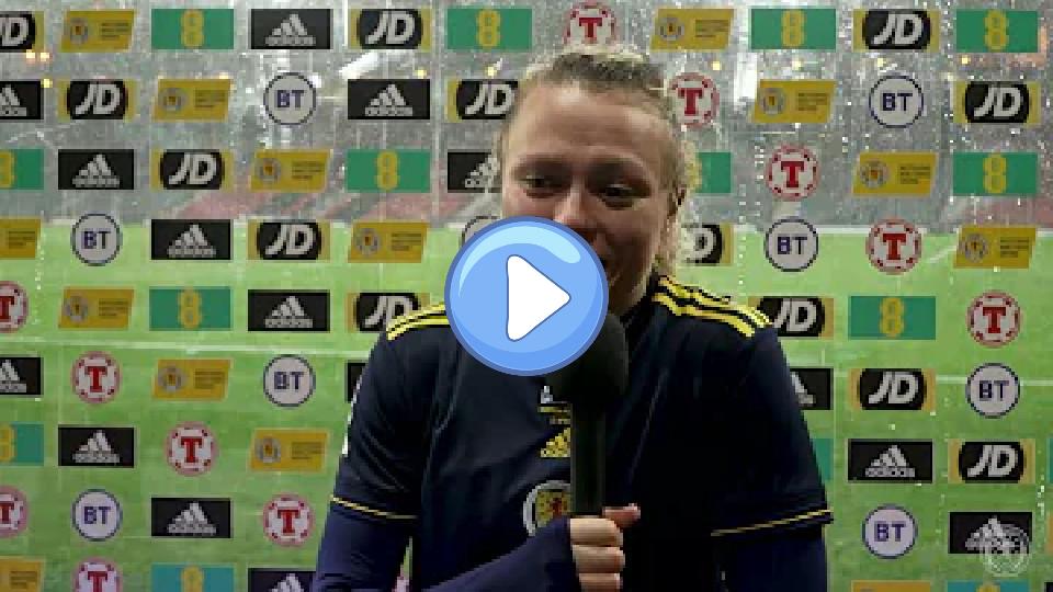 Video thumb: Reaction | Claire Emslie | Scotland 0-2 Spain