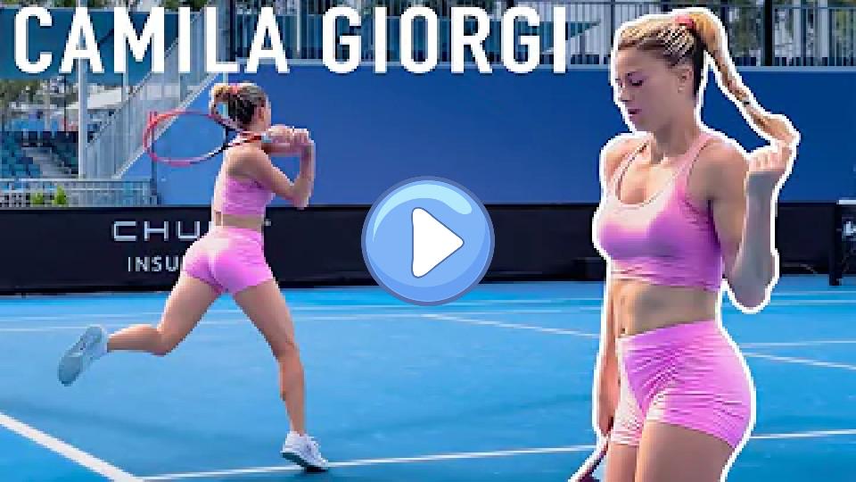 Video thumb: Camila Giorgi - Court Level Practice [4K 60FPS]