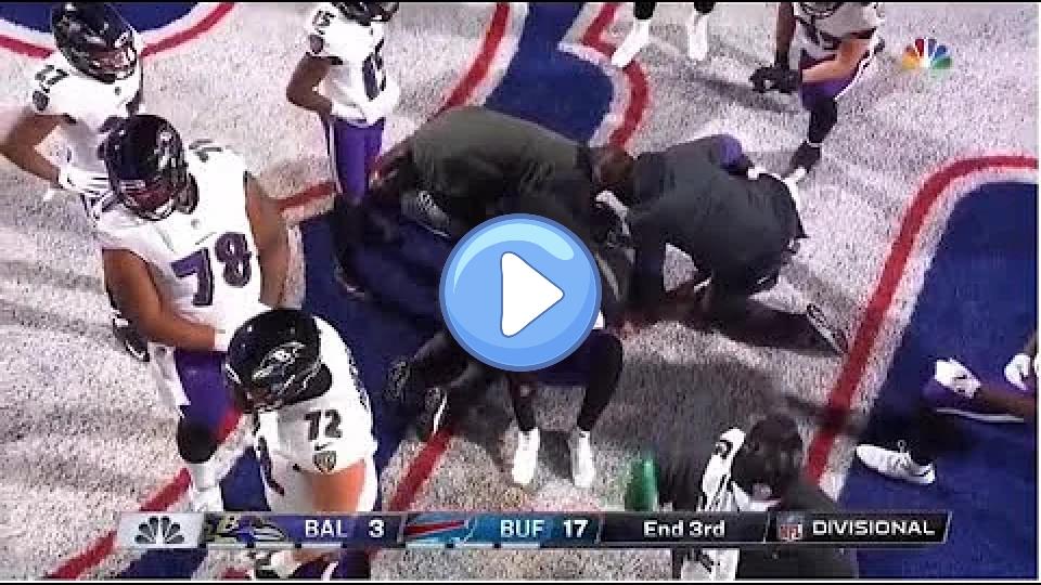 Video thumb: Lamar Jackson Full Injury Video (with Replay)