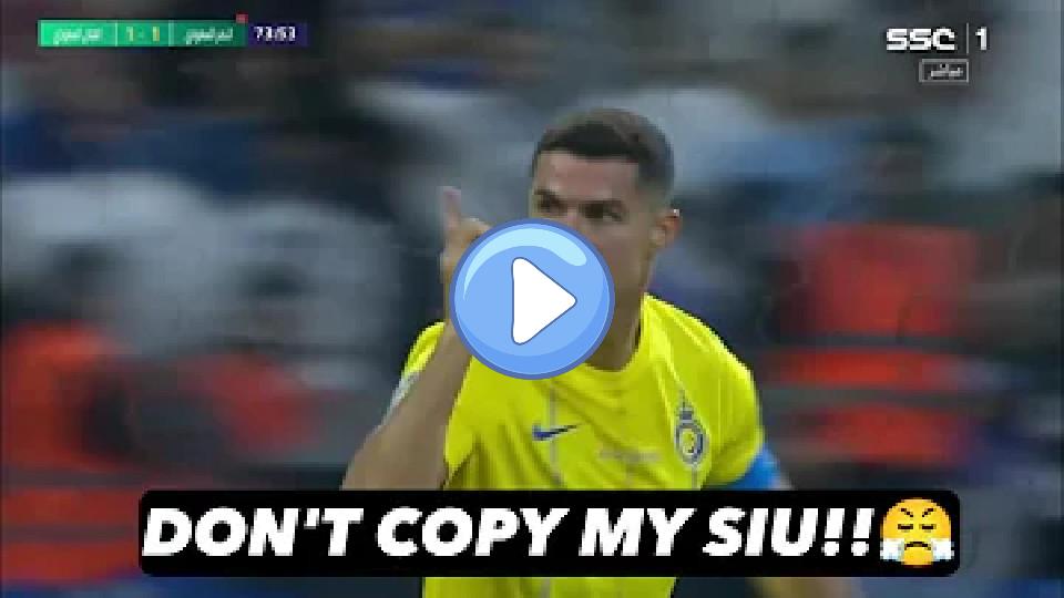 Video thumb: Cristiano Ronaldo's Revenge Goal After Opponent Does SIU Celebration! 😤🇵🇹⚽