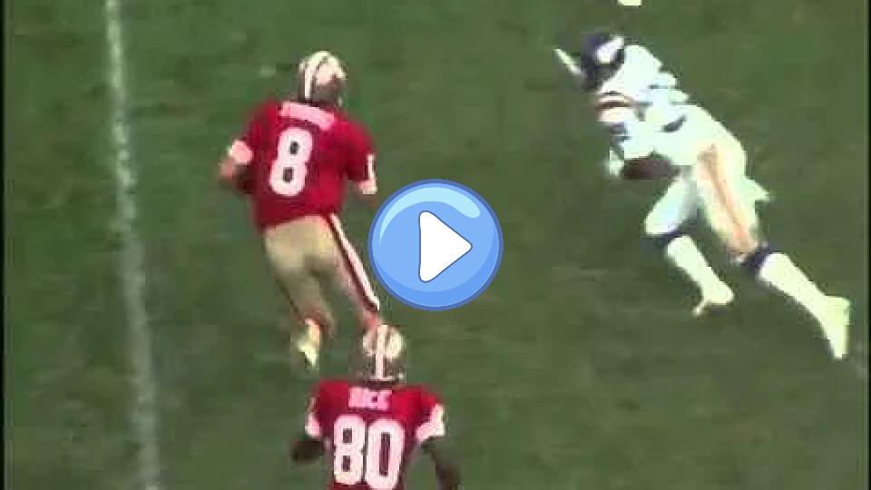 Video thumb: Steve Young's famous 49-yard game-winning touchdown vs. the Vikings | October 30, 1988