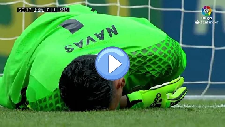 Video thumb: Free kick by Sandro cleared by Keylor Navas