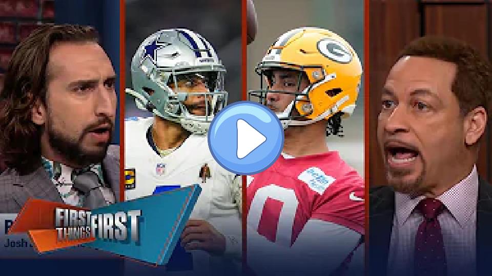 Video thumb: Dak Prescott is dealing with a foot sprain. Will Jordan Love become a superstar? | NFL | FIRST THINGS FIRST