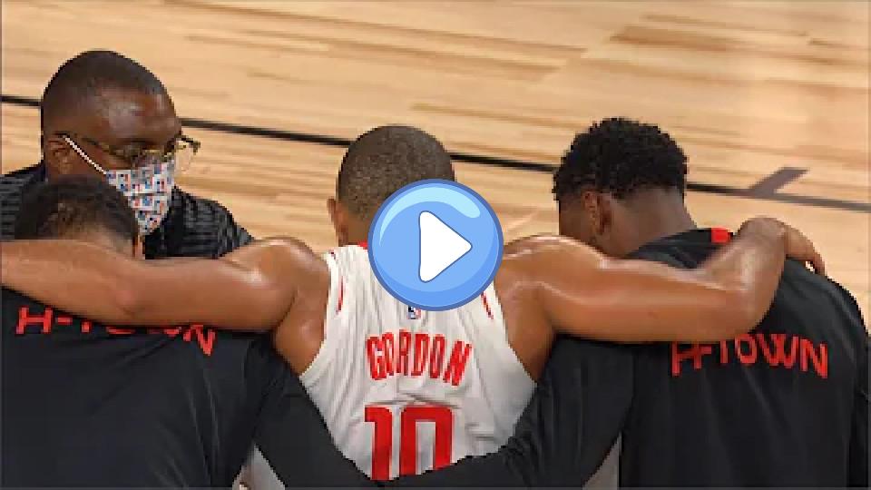 Video thumb: Eric Gordon Helped Off the Court After Scary Injury | Rockets vs. Celtics