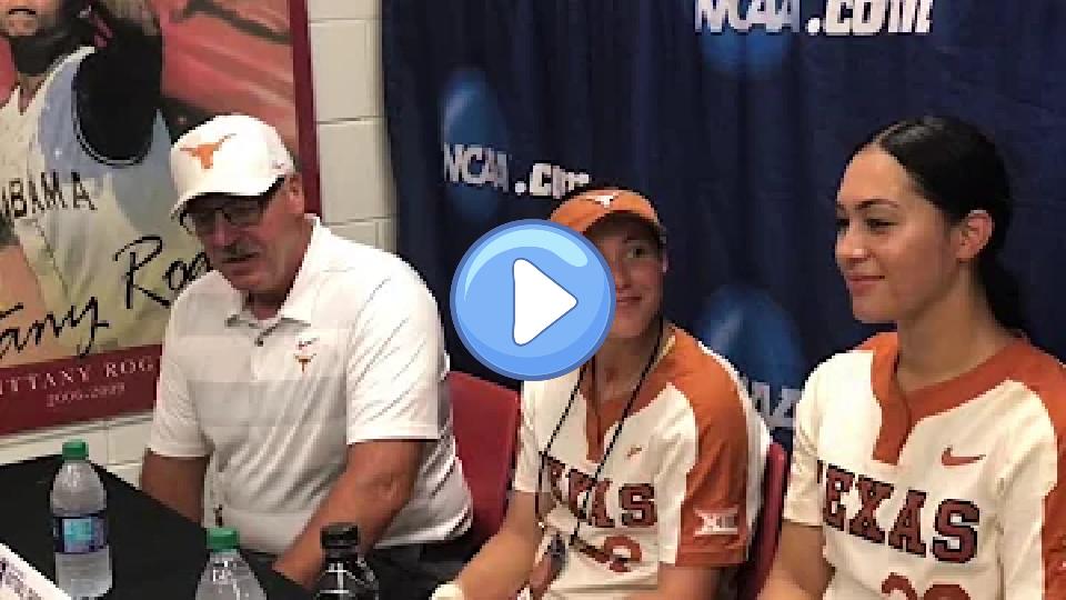 Video thumb: Texas catcher, coach react to terrifying softball injury