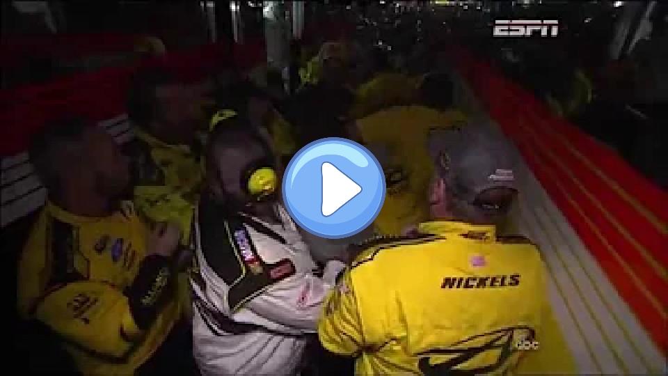 Video thumb: Matt Kenseth's stealth mode attack on Brad Keselowski