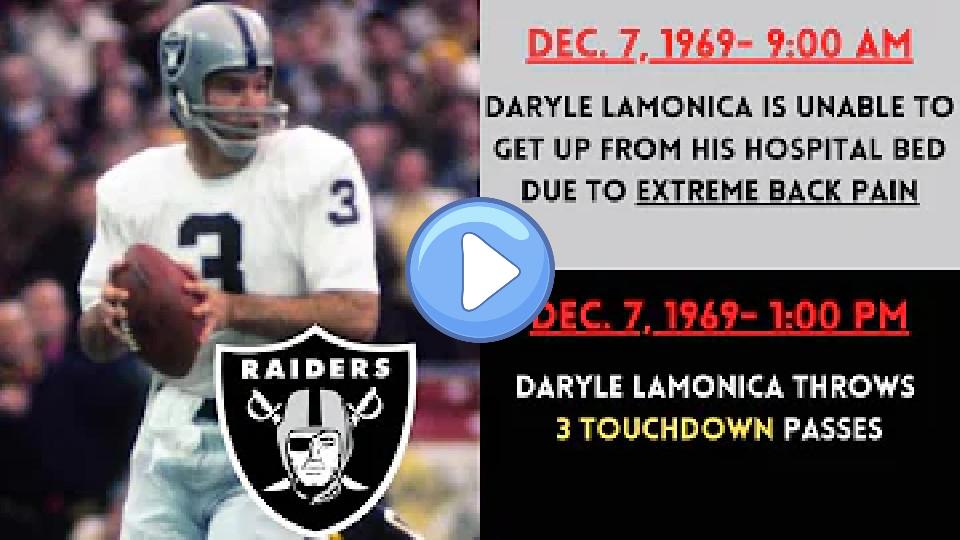 Video thumb: The Craziest Moment of Daryle Lamonica's Career | Bengals vs. Raiders (1969)