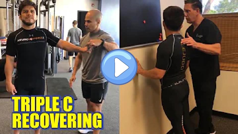 Play video: Henry Cejudo is Rehabilitating His Shoulder After Surgery Video thumb: Henry Cejudo is Rehabilitating His Shoulder After Surgery