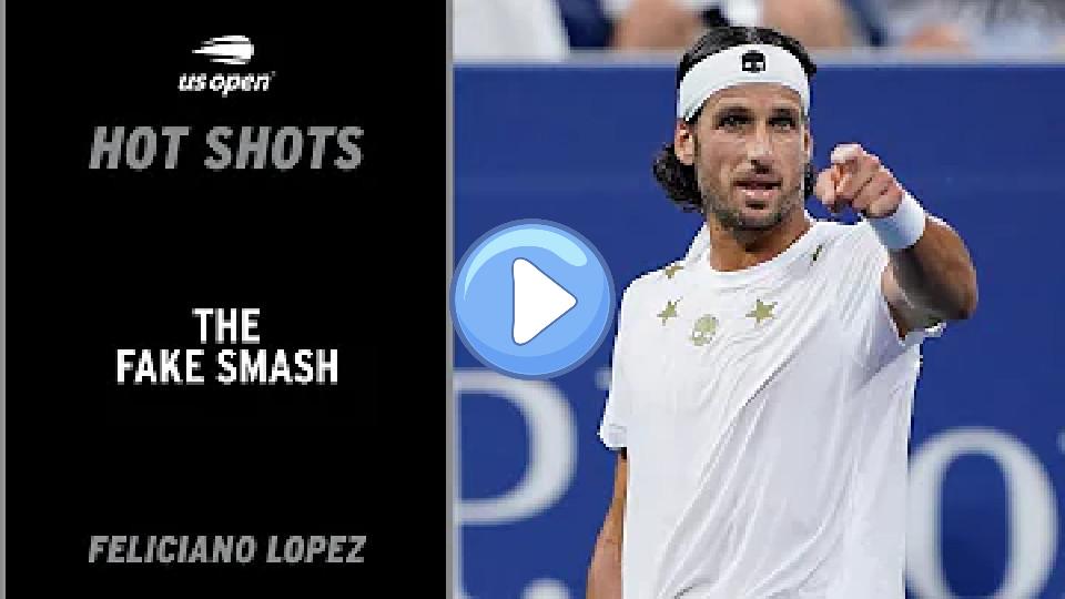 Video thumb: Feliciano Lopez's Jaw-Dropping Trick Shot