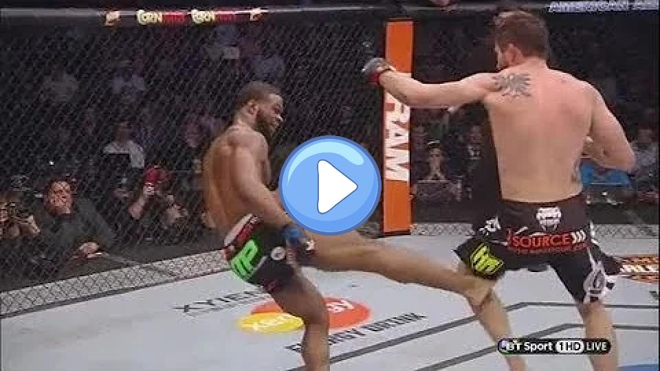 Video thumb: Tyron Woodley injures Carlos Condit's knee