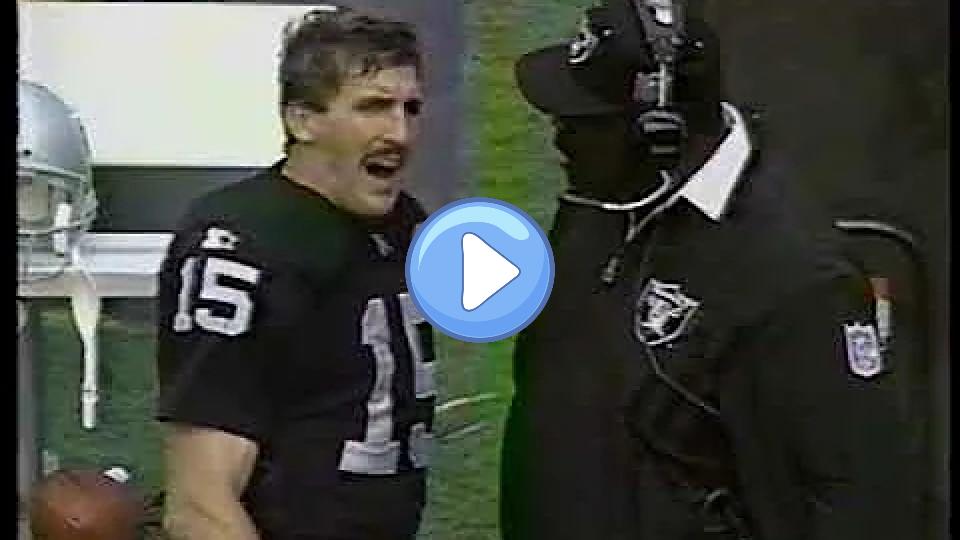 Video thumb: Los Angeles Raiders vs Miami Dolphins (October 16, 1994) 