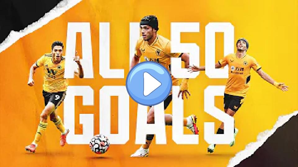 Video thumb: Raul Jimenez: 50 Goals for Wolves! | Every RJ9 Goal