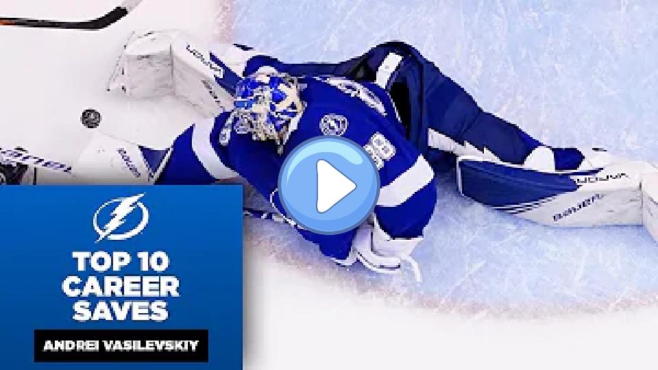 Play video: Andrei Vasilevskiy's Top 10 Career Saves Video thumb: Andrei Vasilevskiy's Top 10 Career Saves