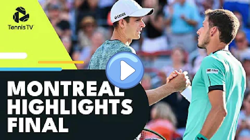 Video thumb: Hubert Hurkacz vs Pablo Carreno Busta in Title Showdown | Montreal 2022 Final Highlights