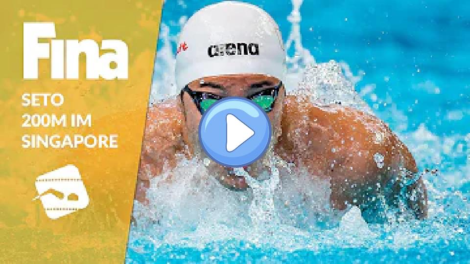 Video thumb: Daiya Seto dominates the 200m Individual Medley at the #7 Singapore event.