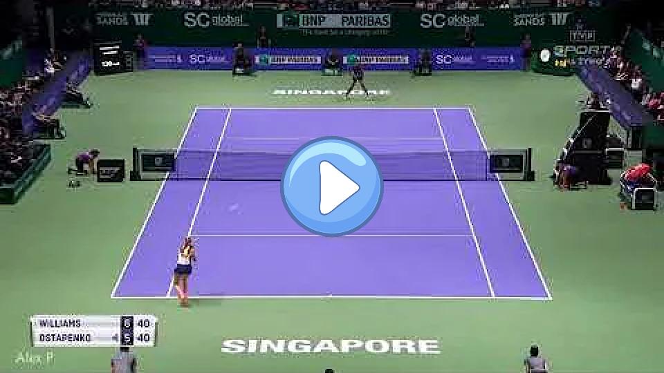 Video thumb: Jelena Ostapenko shouting at a ball kid