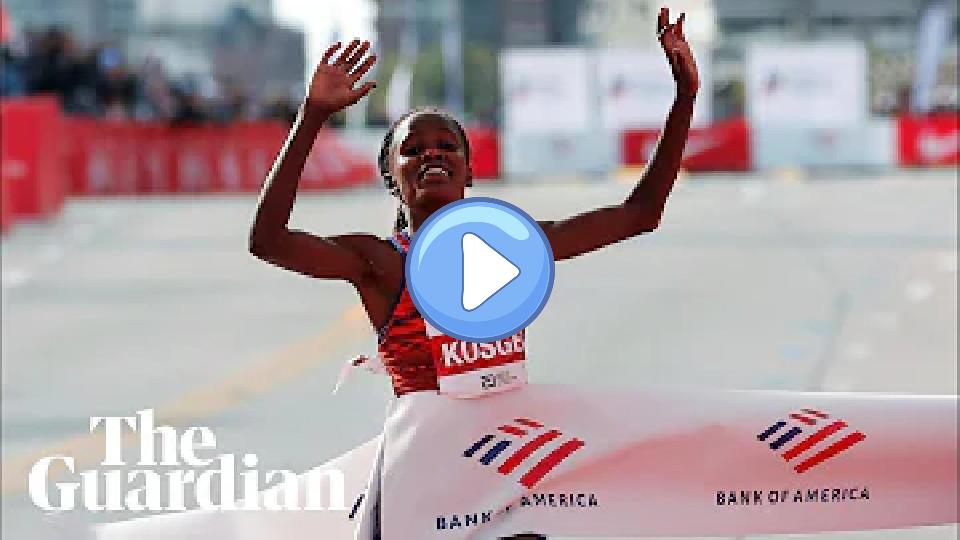 Video thumb: Brigid Kosgei breaks the marathon world record by 81 seconds