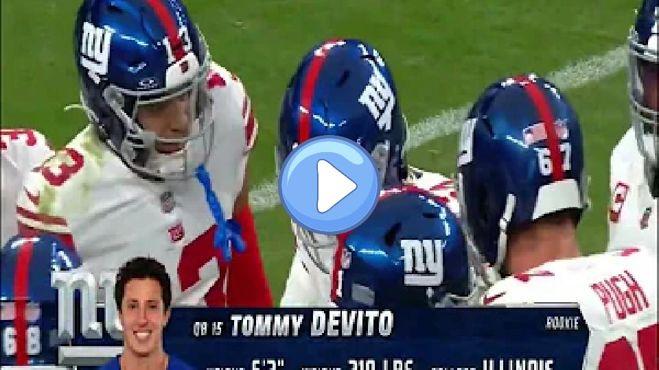 Video thumb: Daniel Jones Sustains Non-Contact Right Ankle Injury in Week 9 vs. Raiders