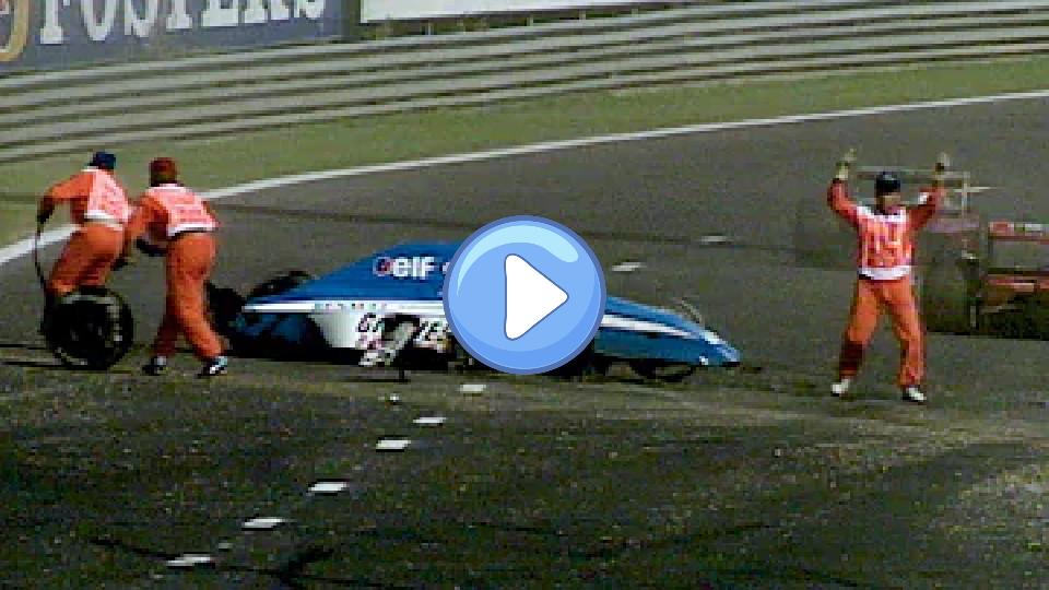 Video thumb: Ayrton Senna Saves Erik Comas | 1992 Belgian Grand Prix