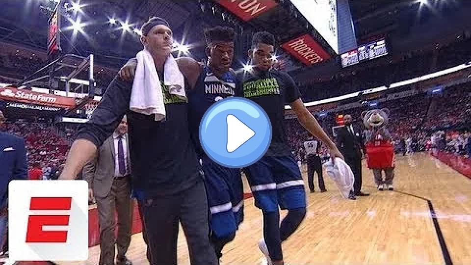 Video thumb: Jimmy Butler sustains apparent non-contact injury - ESPN