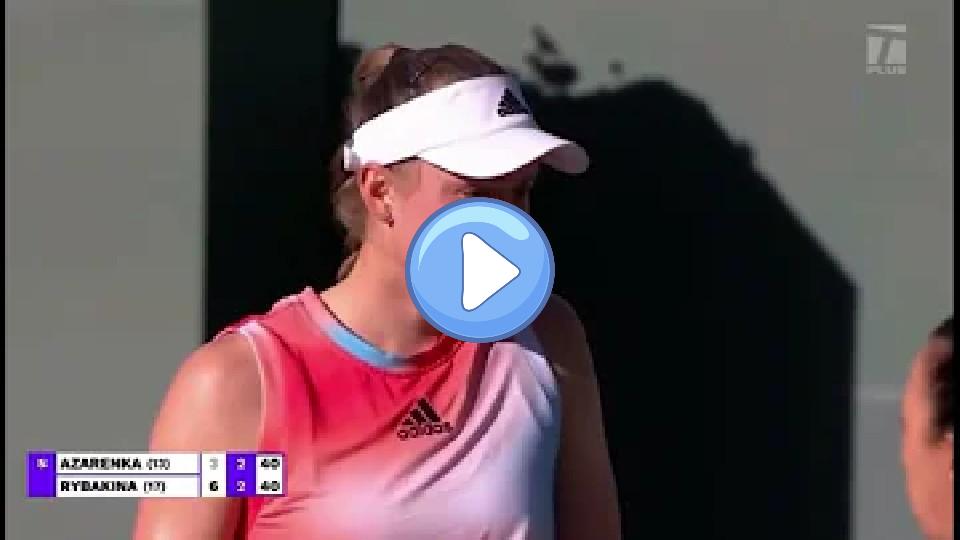 Video thumb: Belarusian Victoria Azarenka cries at Indian Wells. Everyone cries at Indian Wells.