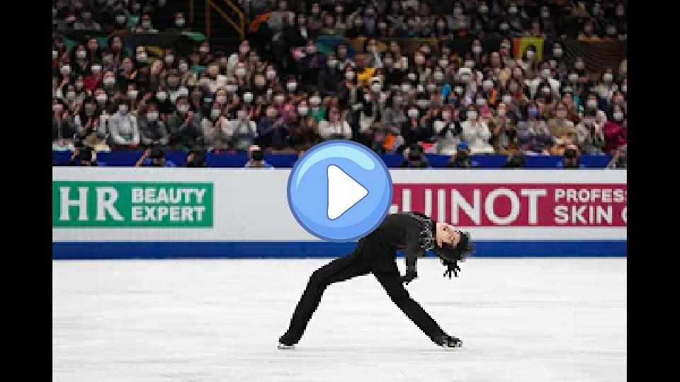 Video thumb: Junhwan Cha ISU Worlds Men's Free Skate 2024 #WorldFigure #FigureSkating #WorldsMTL24