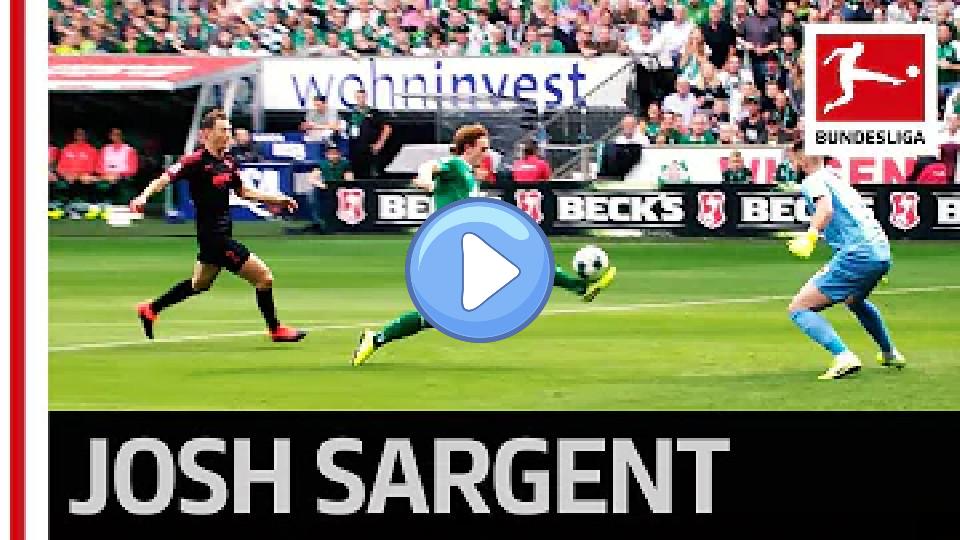 Video thumb: Wonder goal by US boy Josh Sargent - inspired by Claudio Pizarro