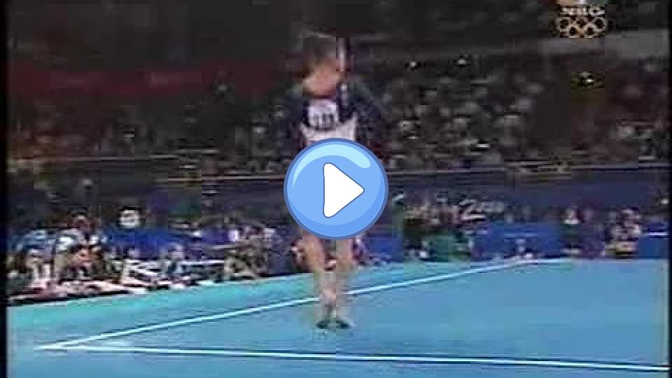 Video thumb: Tasha Schwikert - 2000 Olympic Team Finals - Floor Exercise