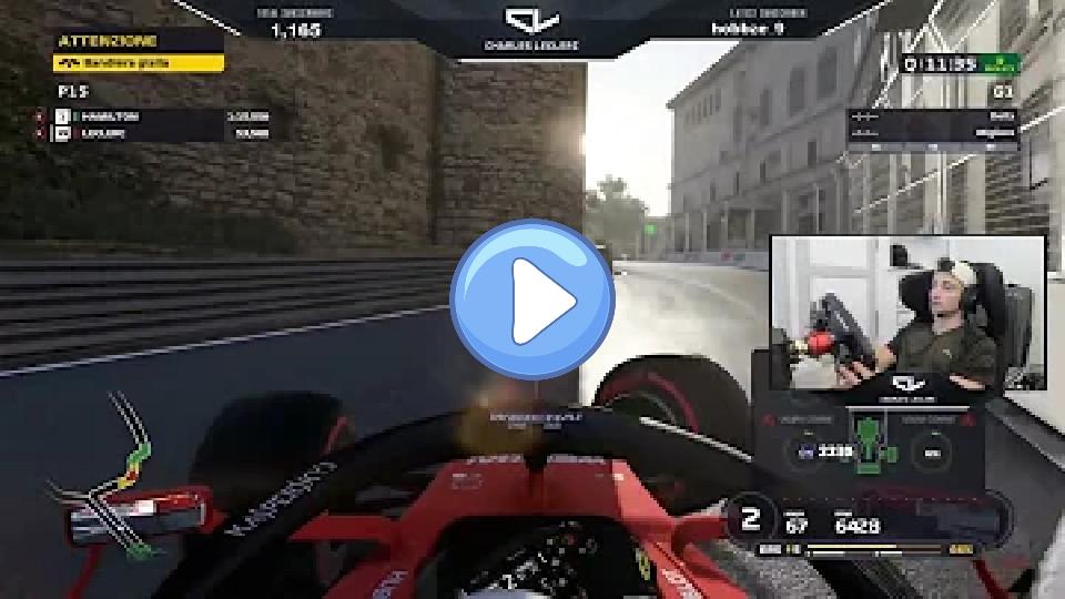 Video thumb: Charles Leclerc Baku Crash Comparison
