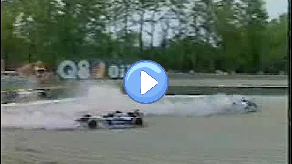 Video thumb: M. Schumacher Hill crash - F1 Monza 1995