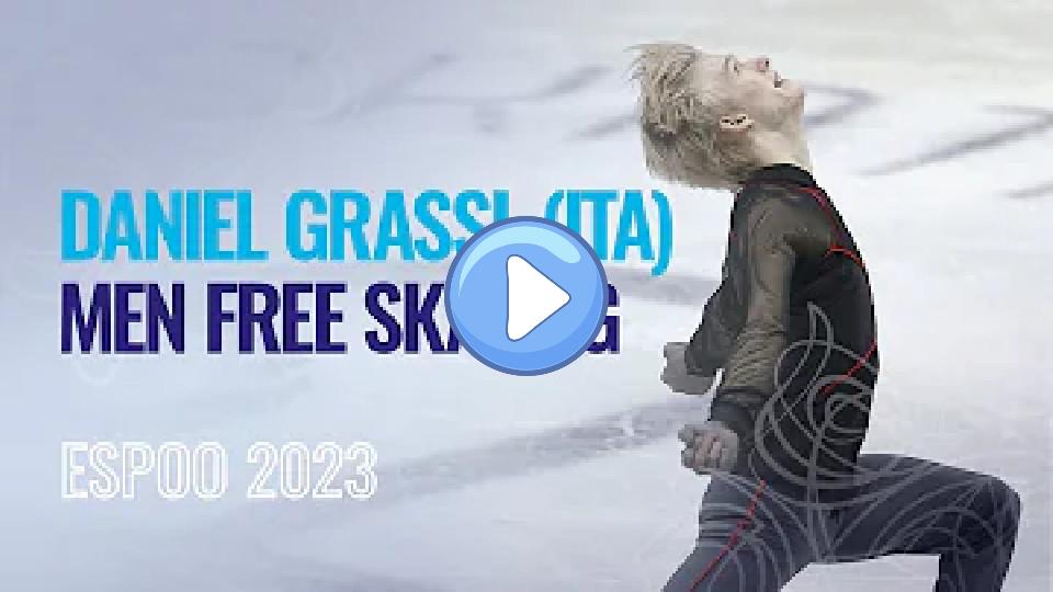 Video thumb: Daniel Grassl (ITA) | Men's Free Skating | Espoo 2023 | #EuroFigure