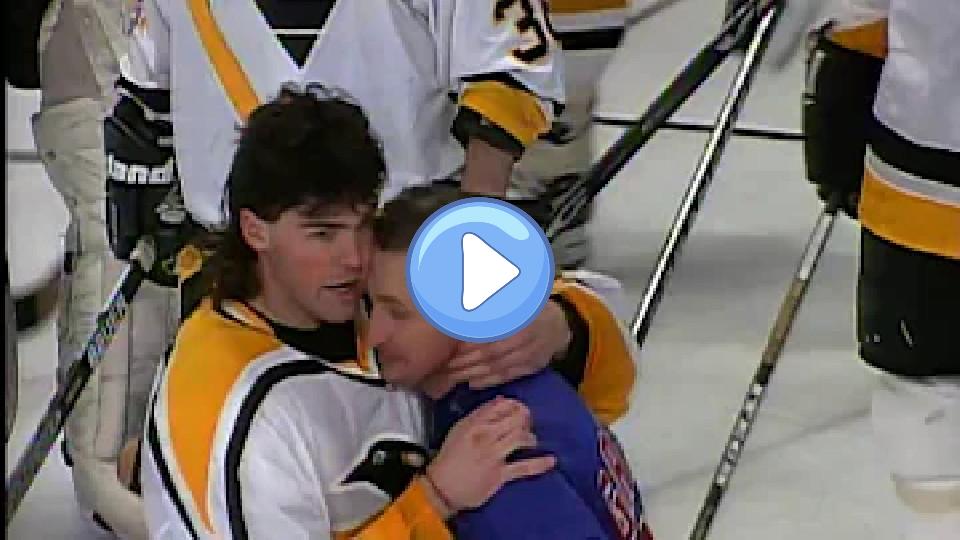 Play video: April 18, 1999: Wayne Gretzky's final game of his career. Video thumb: April 18, 1999: Wayne Gretzky's final game of his career.