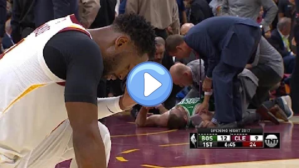 Play video: Players' reactions after Gordon Hayward's injury Video thumb: Players' reactions after Gordon Hayward's injury
