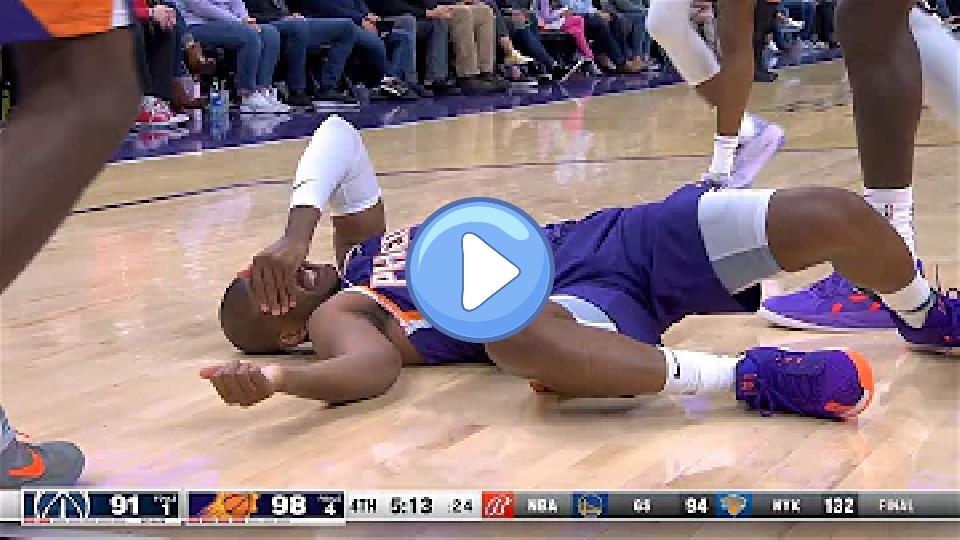Play video: Chris Paul had the entire arena worried after he went down with a shoulder injury against the Wizards. Video thumb: Chris Paul had the entire arena worried after he went down with a shoulder injury against the Wizards.