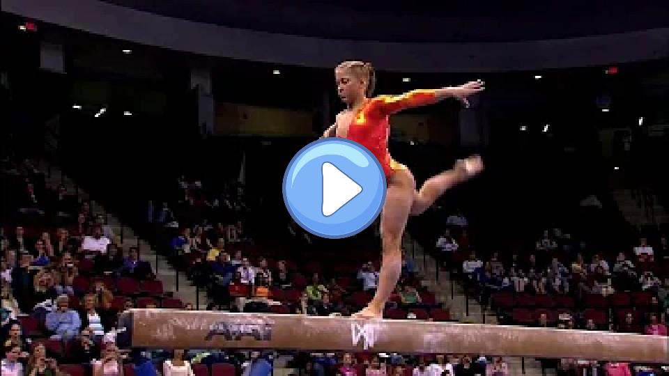 Video thumb: Shawn Johnson - Balance Beam - 2008 Visa Championships - Women's Day 1