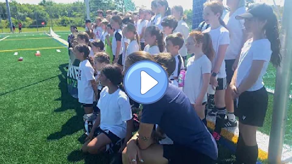 Video thumb: Dartmouth soccer players take on Olympic gold medalist goalie Stephanie Labbé.