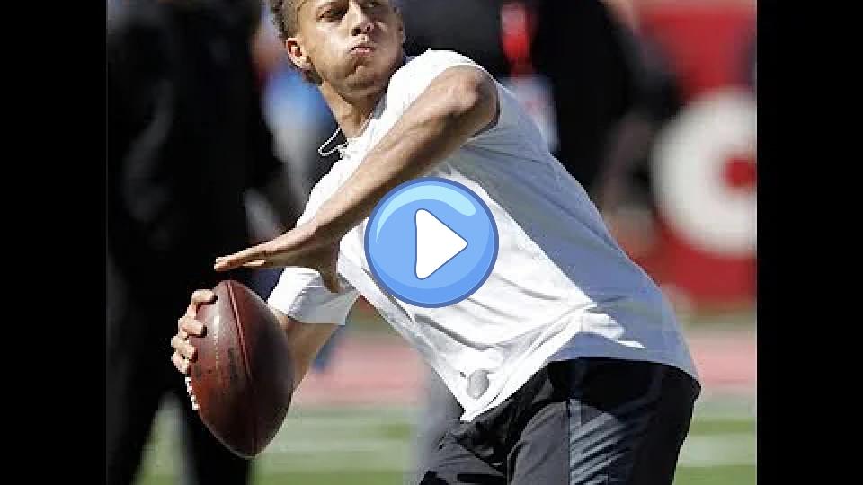 Video thumb: Patrick Mahomes: 80-Yard Throw at Pro Day (BEST VIEW)