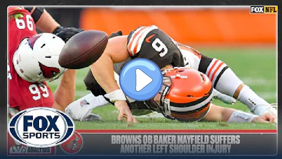 Video thumb: Dr. Matt discusses the risks of Browns' Baker Mayfield playing through a shoulder injury | NFL on FOX