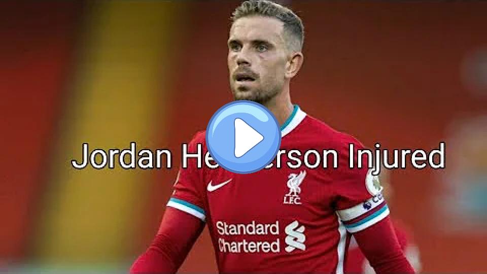 Video thumb: Jordan Henderson Injured.