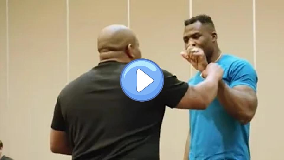 Video thumb: Daniel Cormier was about to punch Francis Ngannou.