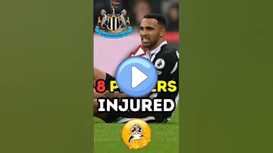 Play video: Injury Crisis at Newcastle United | Football News #Shorts #Football #PremierLeague #SoccerShorts Video thumb: Injury Crisis at Newcastle United | Football News #Shorts #Football #PremierLeague #SoccerShorts
