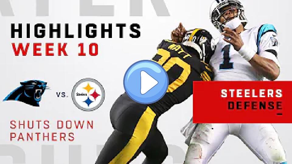 Play video: Pittsburgh's Defense Racks Up 5 Sacks vs. Panthers Video thumb: Pittsburgh's Defense Racks Up 5 Sacks vs. Panthers