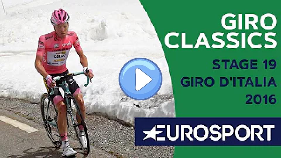 Video thumb: Steven Kruijswijk's Crash During Stage 19 of Giro 2016 | Giro Classics | Cycling | Eurosport